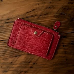 Red Leather Wallet